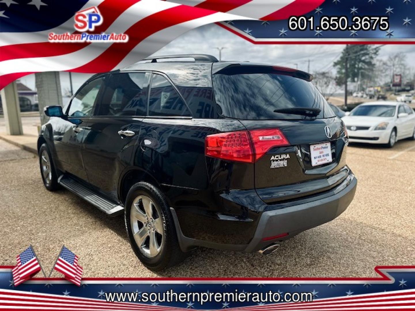 2009 BLACK ACURA MDX SPORT and ENTERTAI (2HNYD288X9H) , located at 922 W. Beacon St., Philadelphia, MS, 39350, (601) 650-3675, 32.770447, -89.127151 - Photo#3